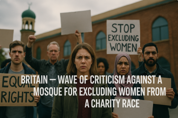 Britain — Wave of Criticism Against a Mosque for Excluding Women from a Charity Race